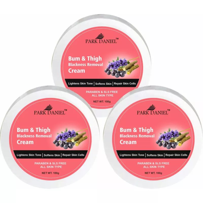 Park Daniel Bum & Thigh Blackness Removal Cream (100g, Pack of 3)