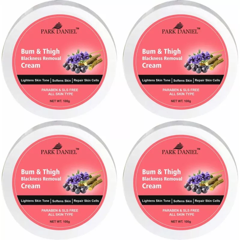 Park Daniel Bum & Thigh Blackness Removal Cream (100g, Pack of 4)