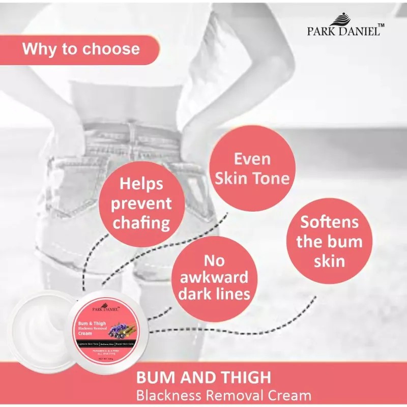 Park Daniel Bum & Thigh Blackness Removal Cream (100g, Pack of 4)