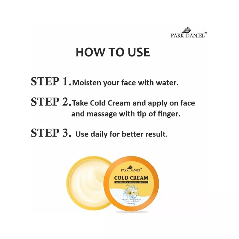 Park Daniel Cold Cream (100g, Pack of 3)