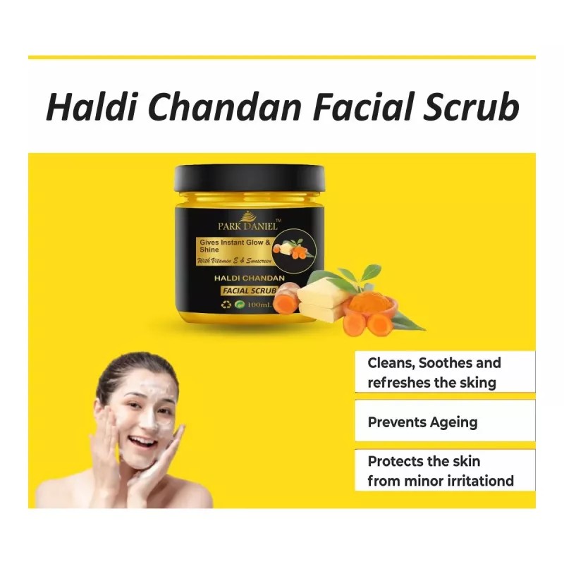 Park Daniel Haldi Chandan Scrub (100ml)