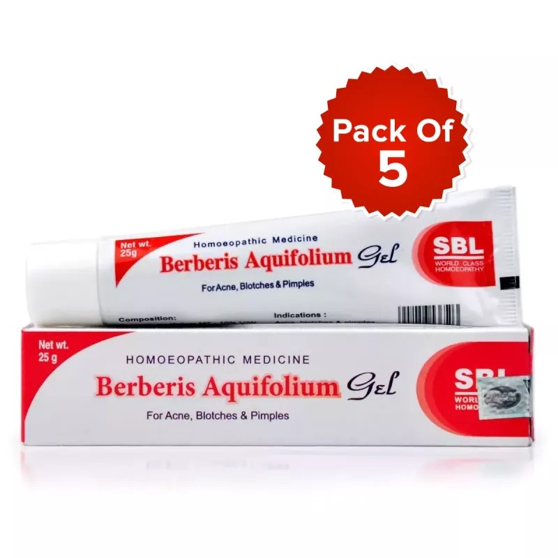 SBL Berberis Aquifolium Gel (25g, Pack of 5)