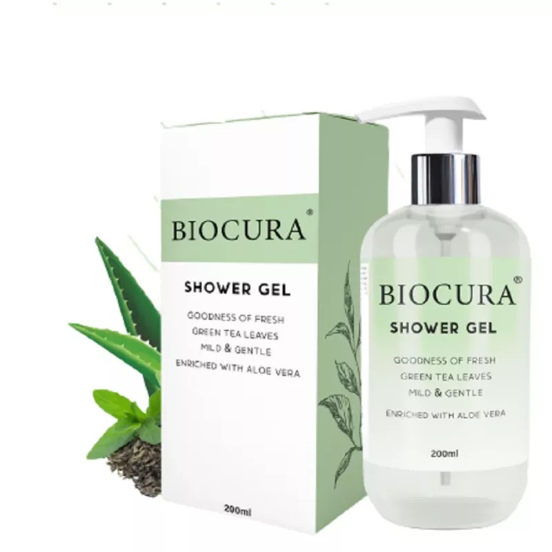 Biocura Shower Gel - Green Tea (200ml)