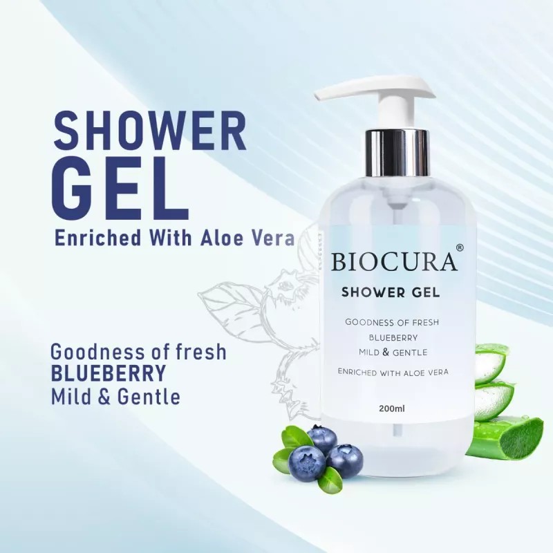 Biocura Shower Gel - Blue Berry (200ml)