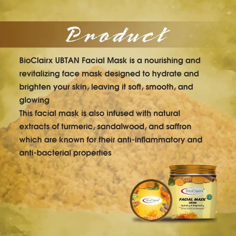 Bioclairx Ubtan Facial Mask (325g)