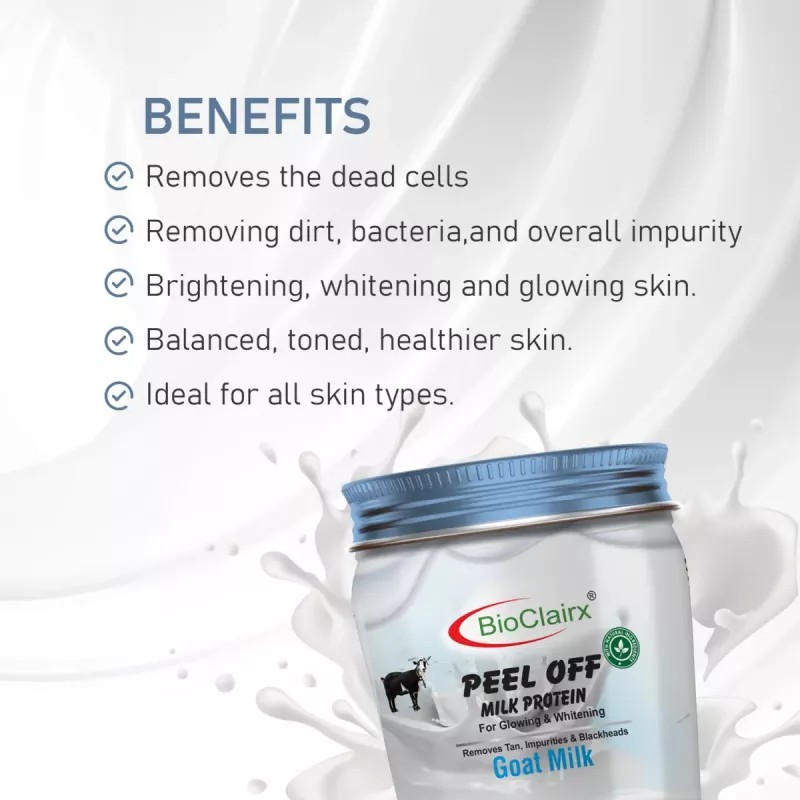 Bioclairx Goat Milk Peel Off Mask (325g)