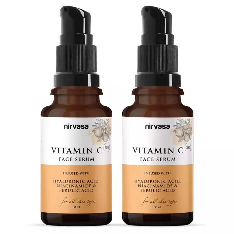 Nirvasa Vitamin C Face Serum (30ml, Pack of 2)