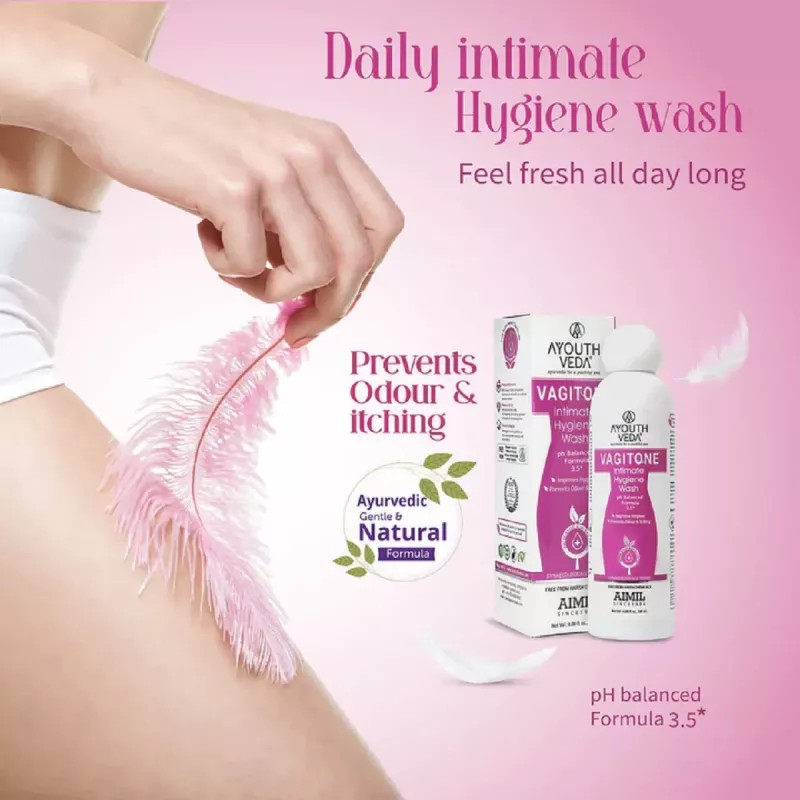 Ayouthveda Vagitone Intimate Hygiene Wash (50ml)
