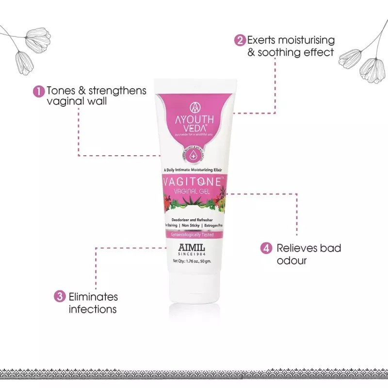Ayouthveda Vagitone Vaginal Gel (50g)