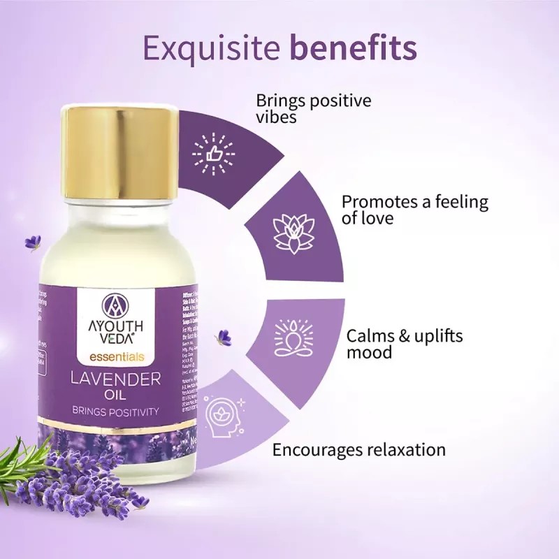 Ayouthveda Essentials Lavender Oil (15ml)