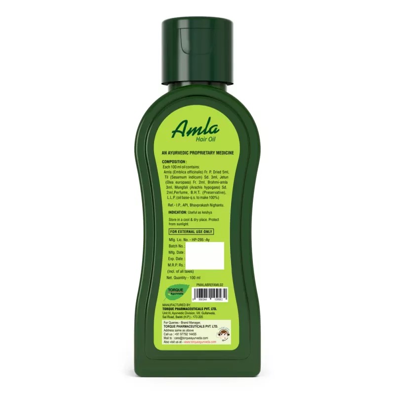 Torque Amla Hair Oil (100ml, Pack of 4)