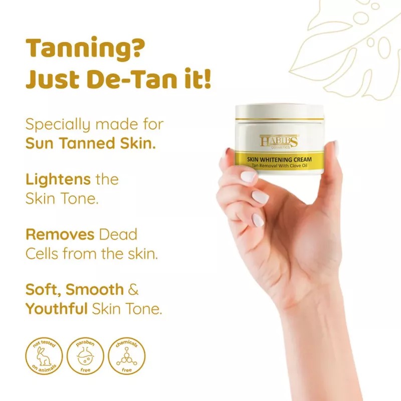 Habibs Skin Whitening D Tan Cream (200g, Pack of 2)