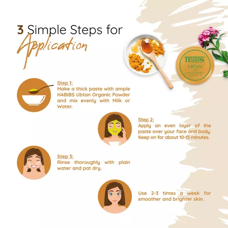 Habibs Henna Mehndi Powder (100g, Pack of 3)