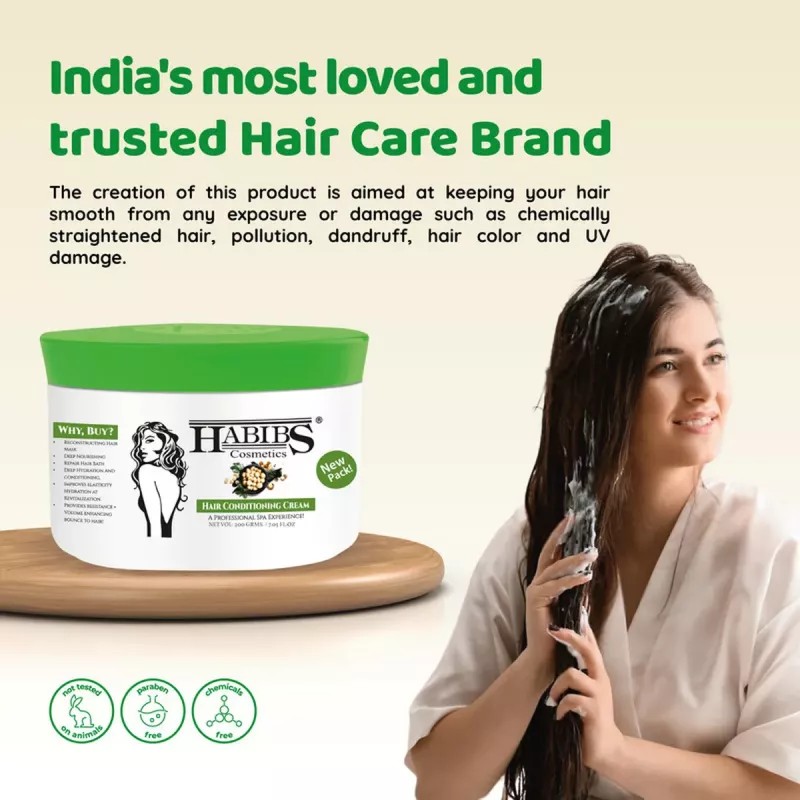 Habibs Hair Conditioning cream (200g, Pack of 5)