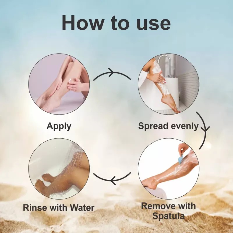 Securteen Hair Remover Cream For Bikini Line & Underarms Cream (60g)