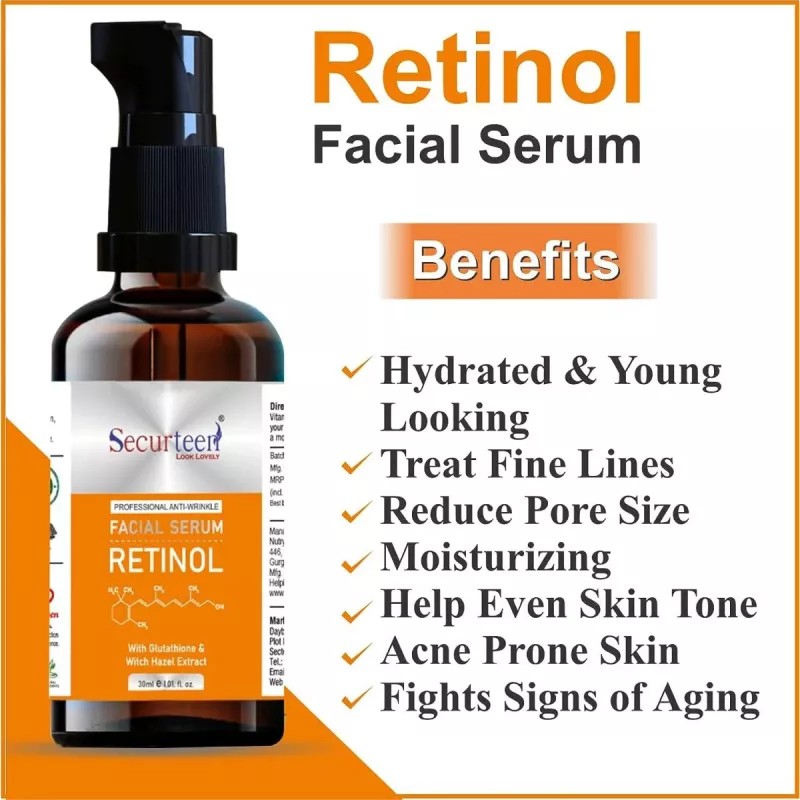 Securteen Retinol Face Serum (30ml)