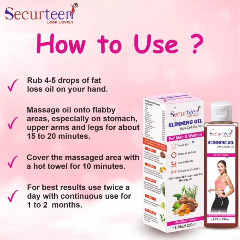 Securteen Slimming Oil (200ml)