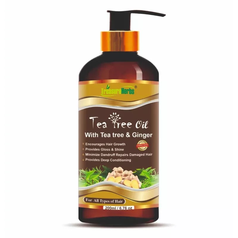 TreasureHerbs Tea Tree Hair Oil (200ml)