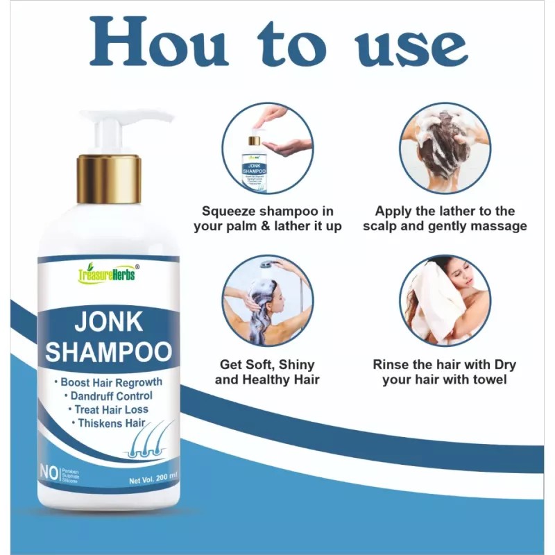 TreasureHerbs Jonk Shampoo (200ml)