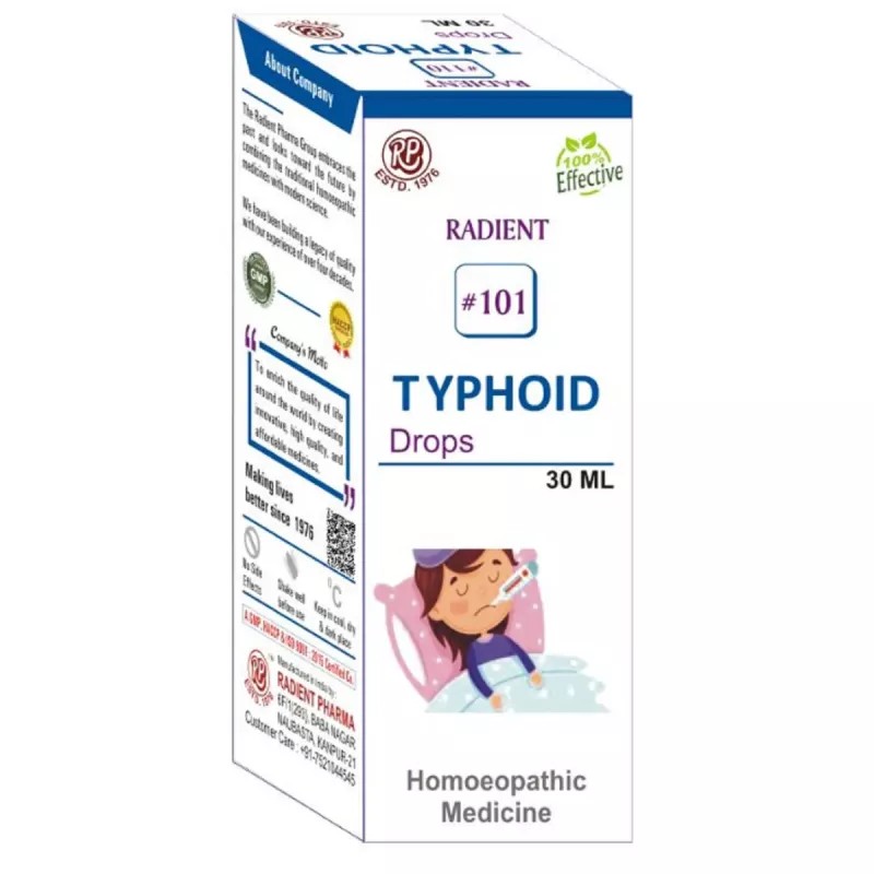 Radient 101 Typhoid Drops (30ml)