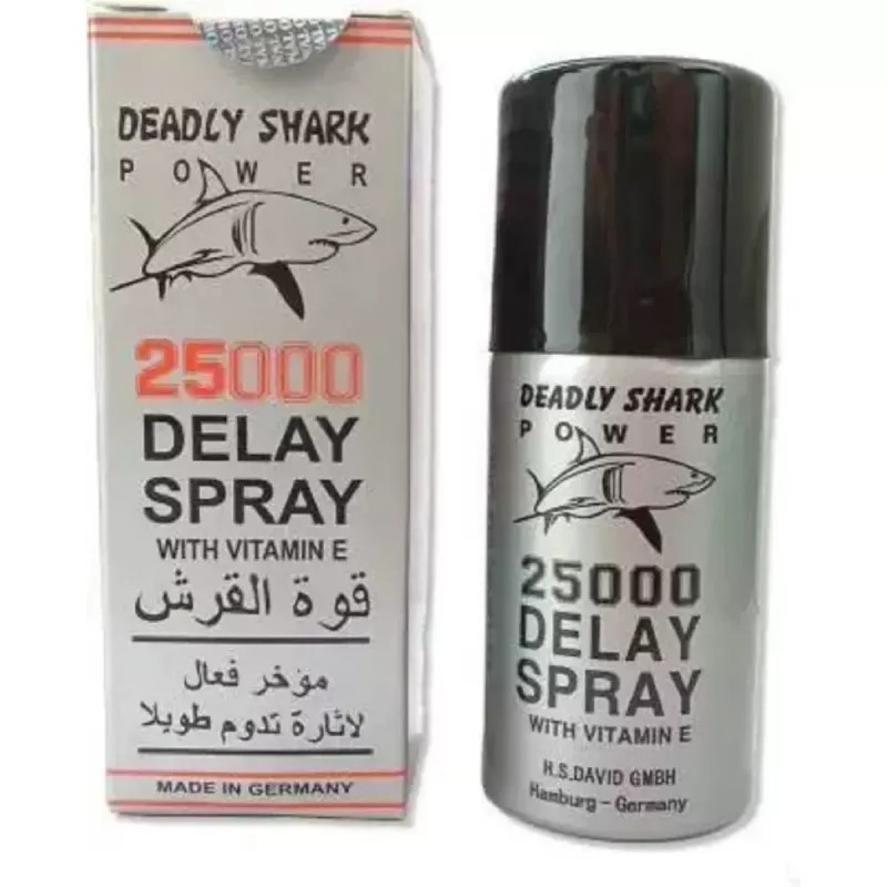 Roy Biotech Shark Power 25000 Delay Spray (40ml)