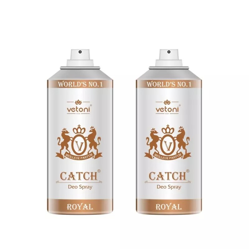 Vetoni Royal Deo Spray For Men (165ml, Pack of 2)