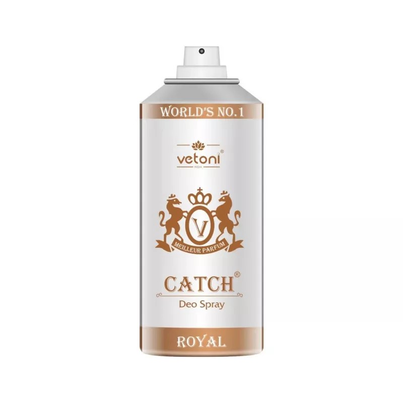 Vetoni Royal Deo Spray For Men (165ml, Pack of 3)
