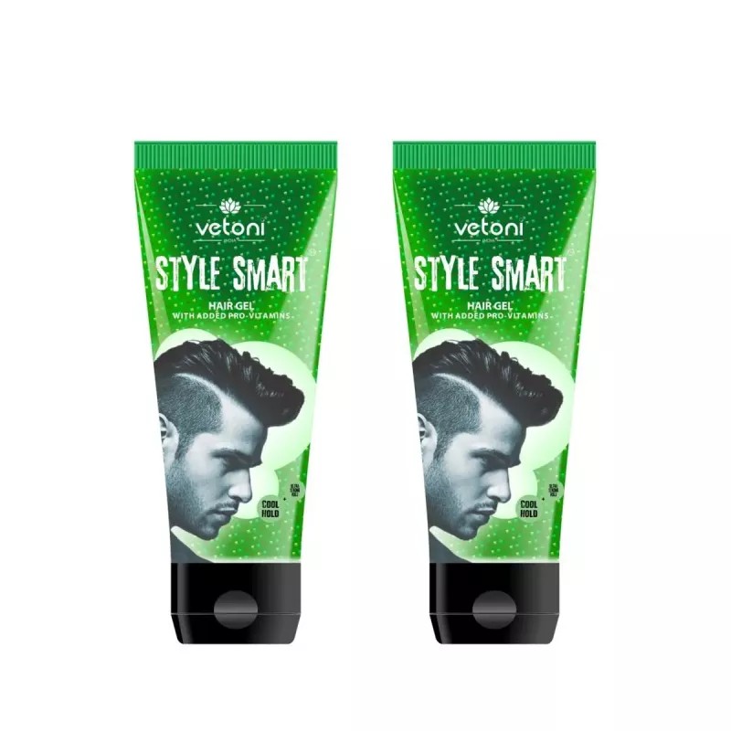 Vetoni Style Smart Hair Gel Green (60ml, Pack of 2)