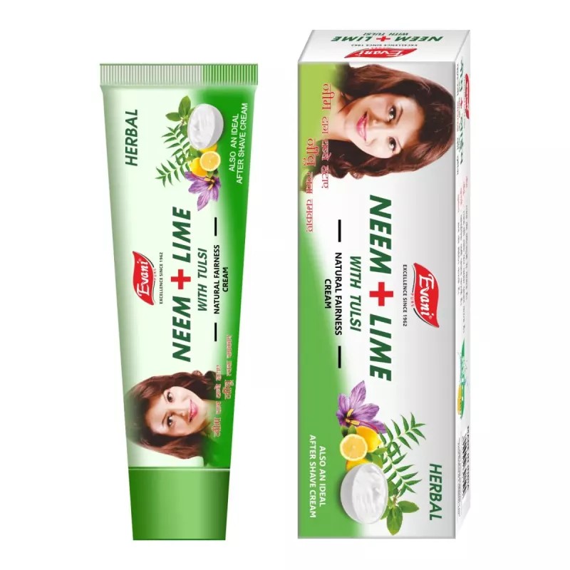 Evani Neem + Lime Fairness Cream (40g, Pack of 5)