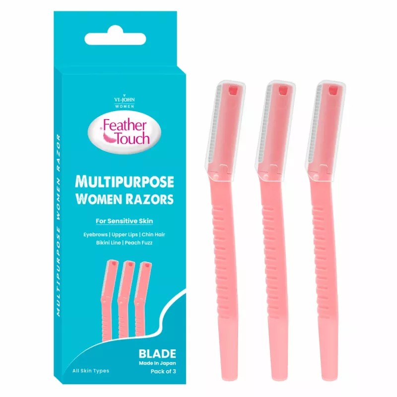 VI-John Feather Touch Multi Purpose Women Razor (3Set)