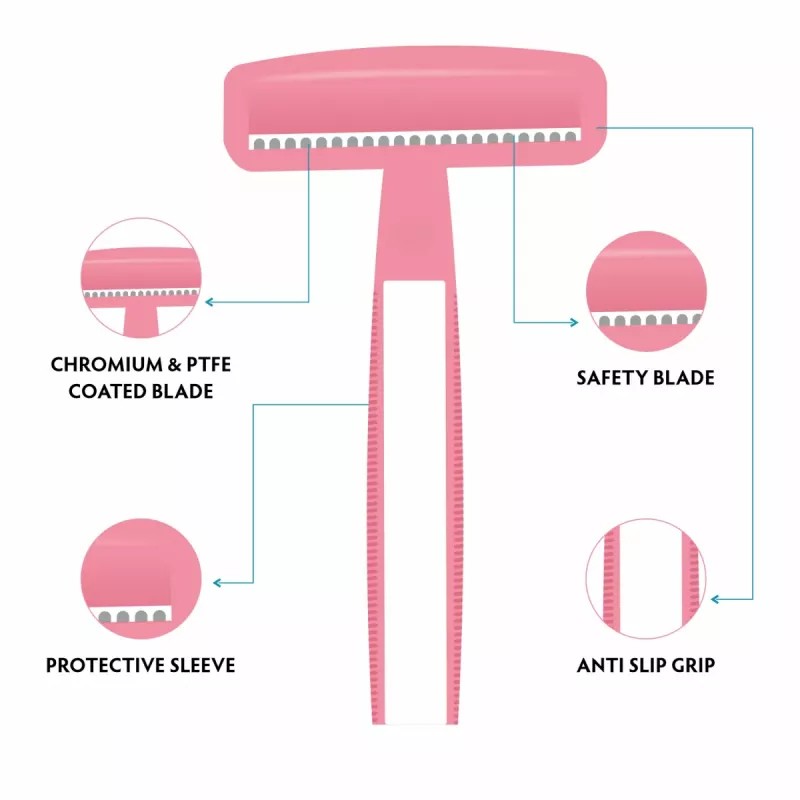 VI-John Feather Touch Bikini Line Trimming Razor (1pcs)