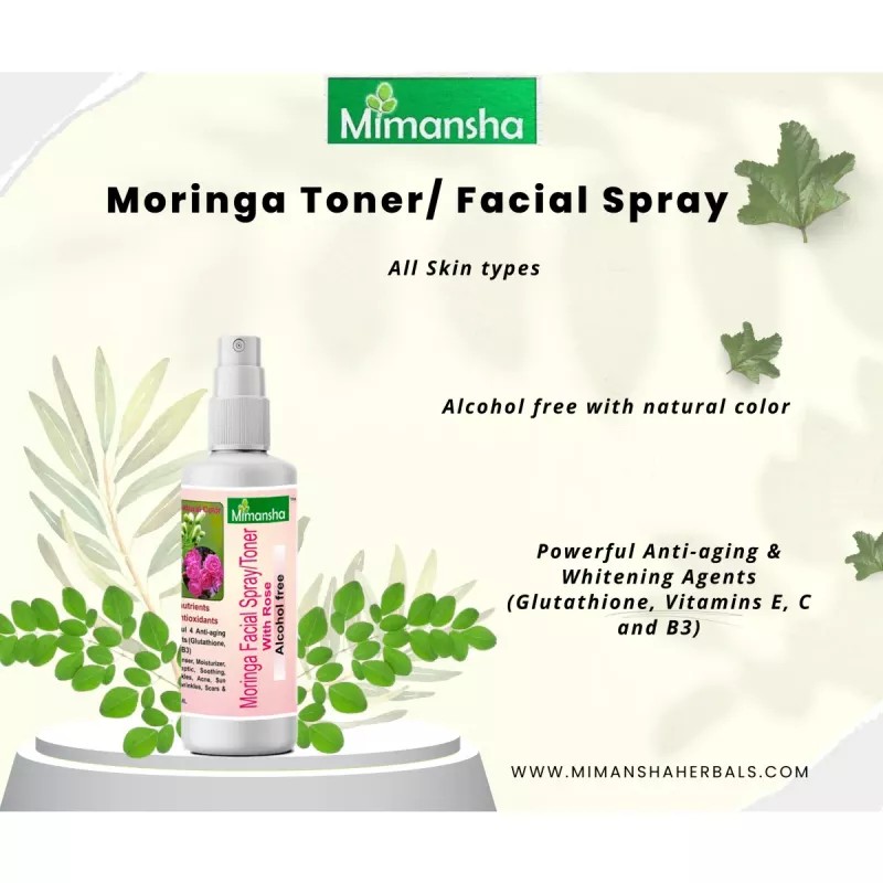 Mimansha Moringa Facial Spray / Toner (100ml)