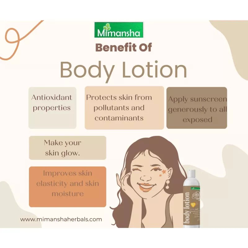 Mimansha Body Lotion (Rose & Geranium) (200ml)