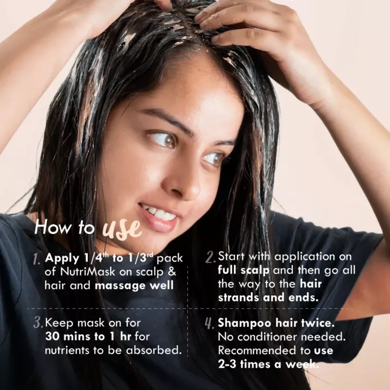 Nat Habit Fresh Hair Nutrimask 5-Oil Hibiscus Fuse (40g)