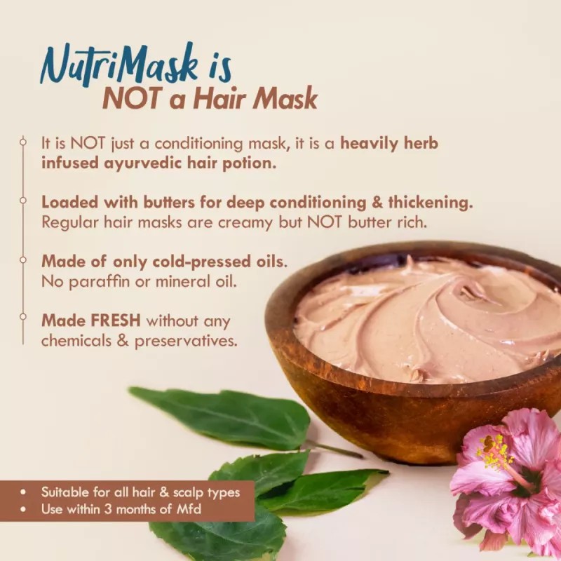 Nat Habit Fresh Hair Nutrimask 5-Oil Hibiscus Fuse (40g)