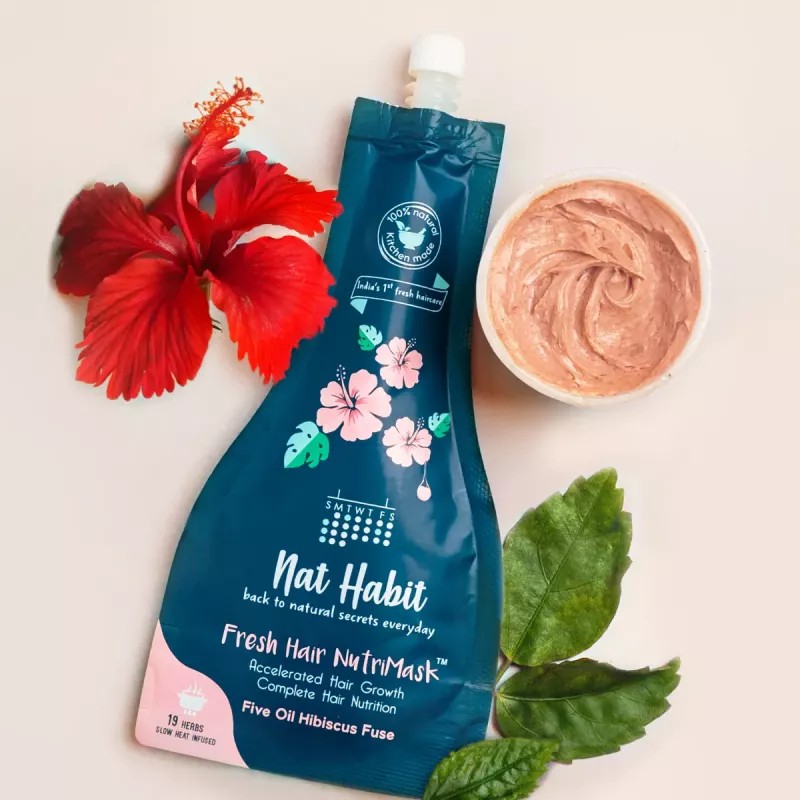 Nat Habit Fresh Hair Nutrimask 5-Oil Hibiscus Fuse (40g)
