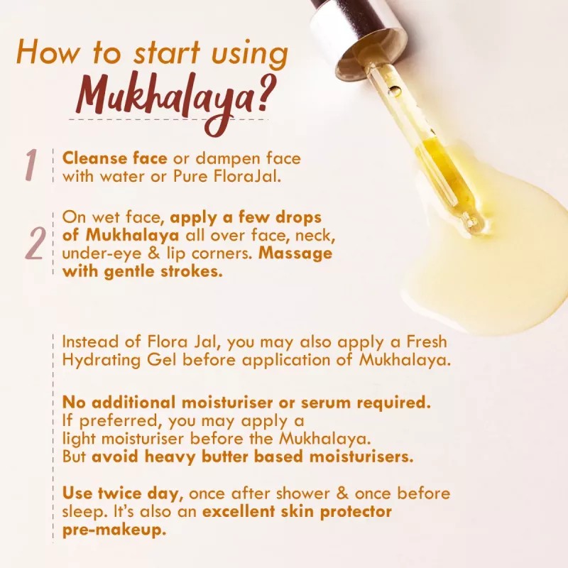 Nat Habit Pure Mukhalaya Facial Oil Patchouli Manjistha (30ml)