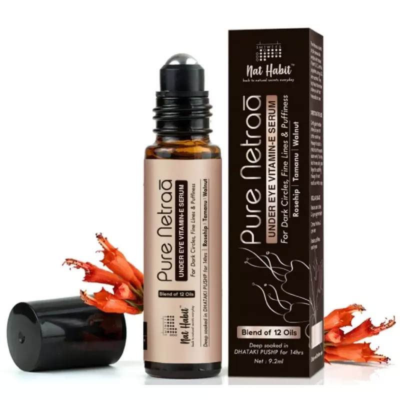 Nat Habit Pure Netraa Under Eye Vitamin-E Serum (9.2ml)