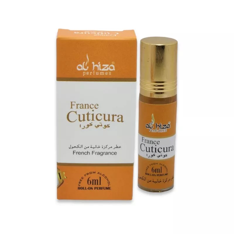 Al Hiza Perfumes Cuticura Roll-on Perfume Free From Alcohol (6ml, Pack of 6)