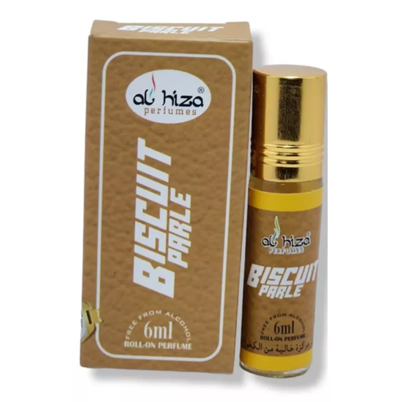 Al Hiza Perfumes Biscuit Parle Roll-on Perfume Free From Alcohol (6ml, Pack of 6)