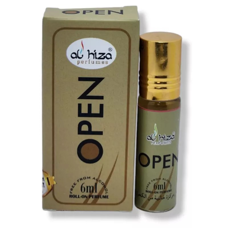 Al Hiza Perfumes Open Roll-on Perfume Free From Alcohol (6ml, Pack of 6)