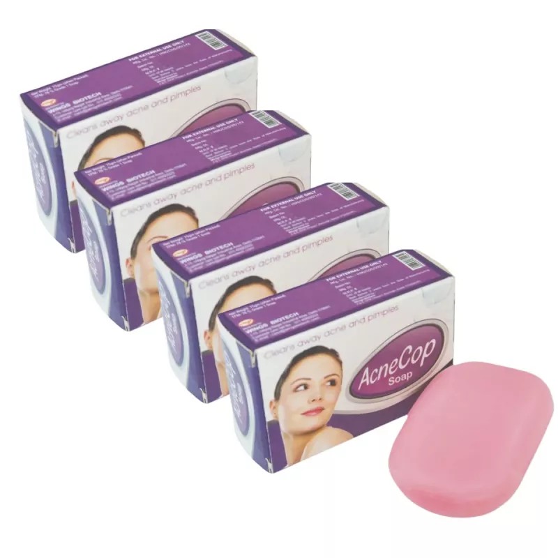 Wings Biotech Acnecop Soap (75g, Pack of 4)