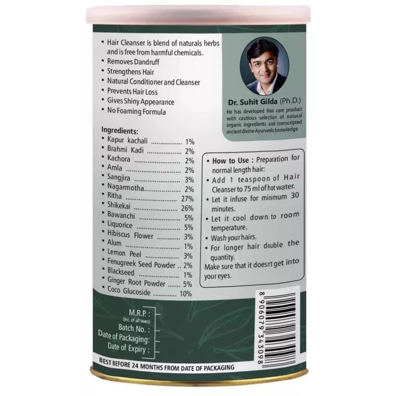 Organic Wellness Hair Cleanser (100g)