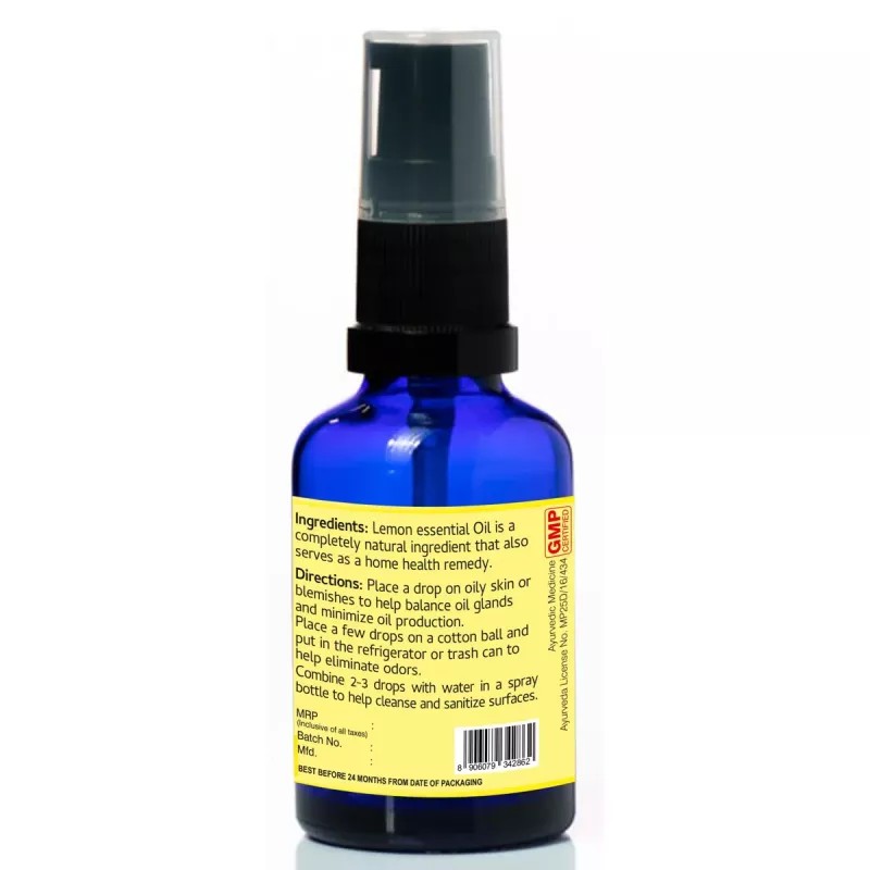 Organic Wellness Lemon Essential Oil (20ml)