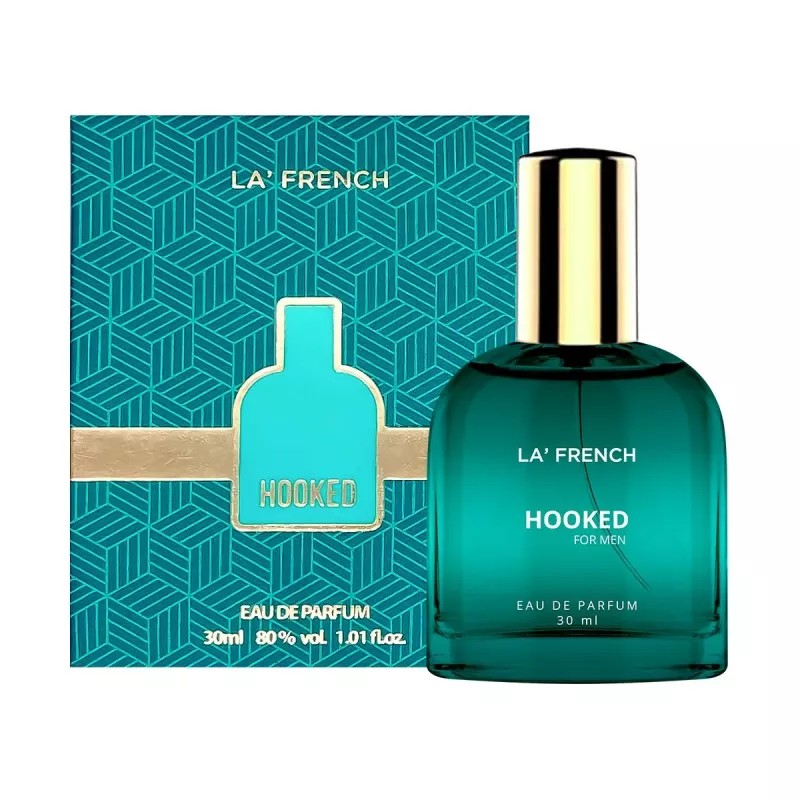 LA French Belief & Hooked Men & Women Eau De Parfum (30ml Each) (1Pack)