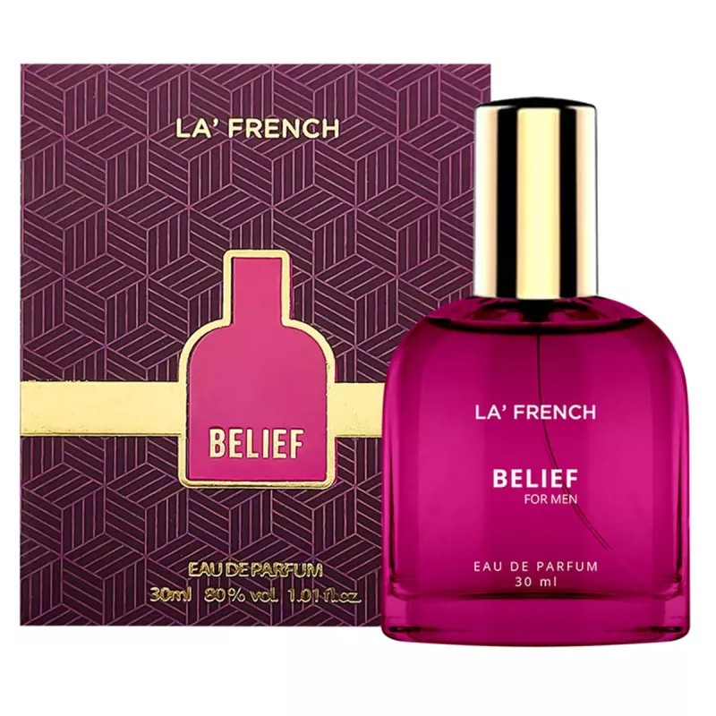 LA French Belief & Hooked Men & Women Eau De Parfum (30ml Each) (1Pack)