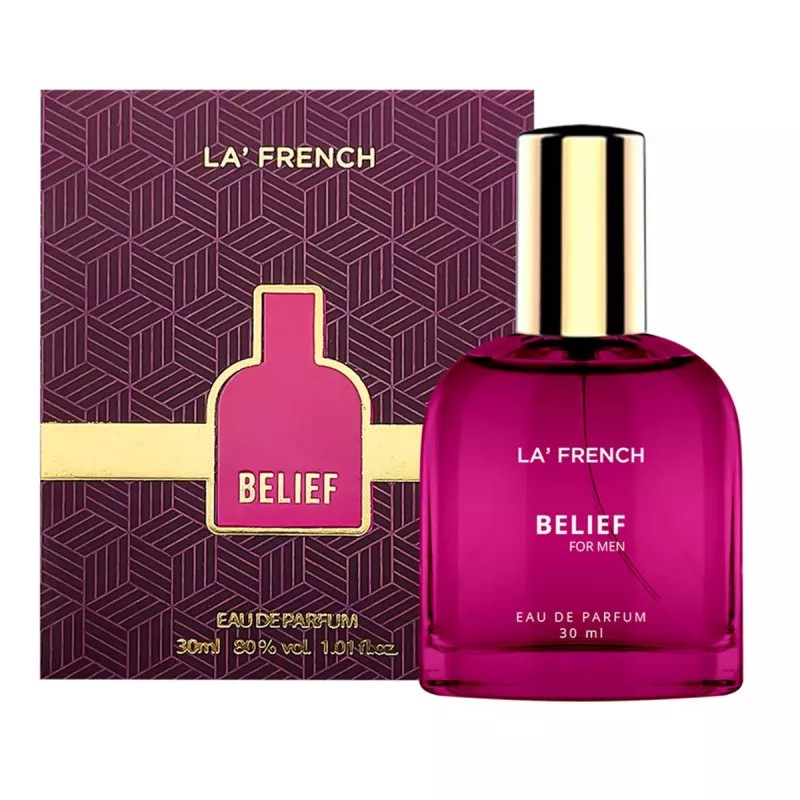 LA French Belief & Commit For Men & Women Eau De Parfum (30ml Each) (1Pack)