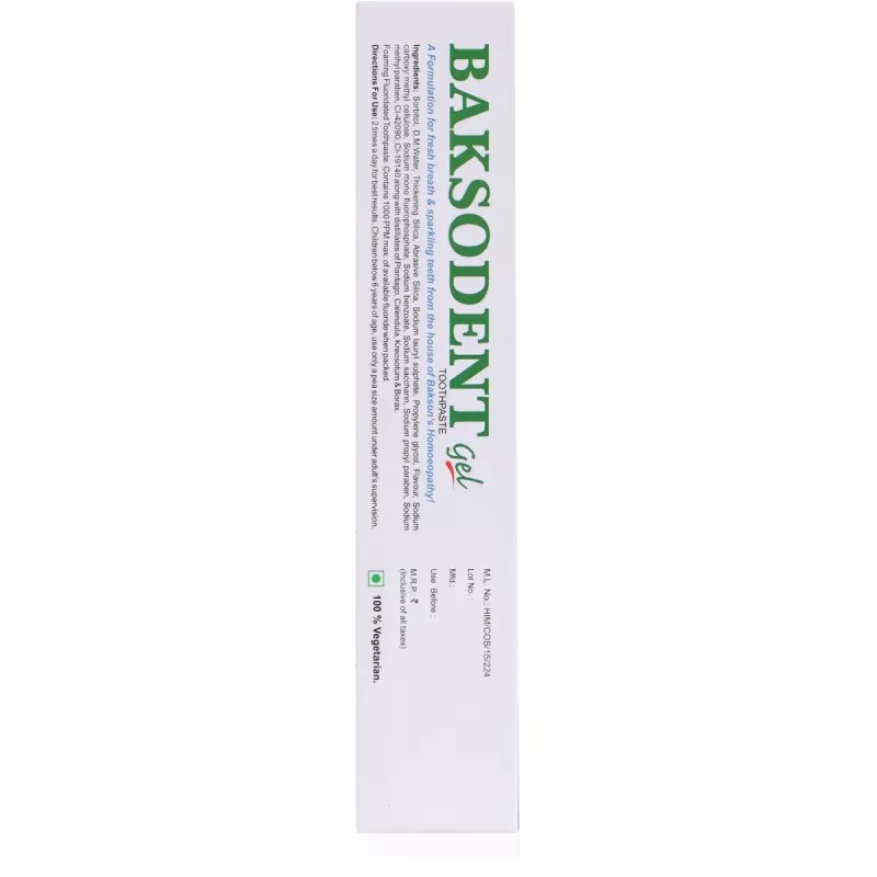 Bakson Baksodent Gel (100g, Pack of 2)