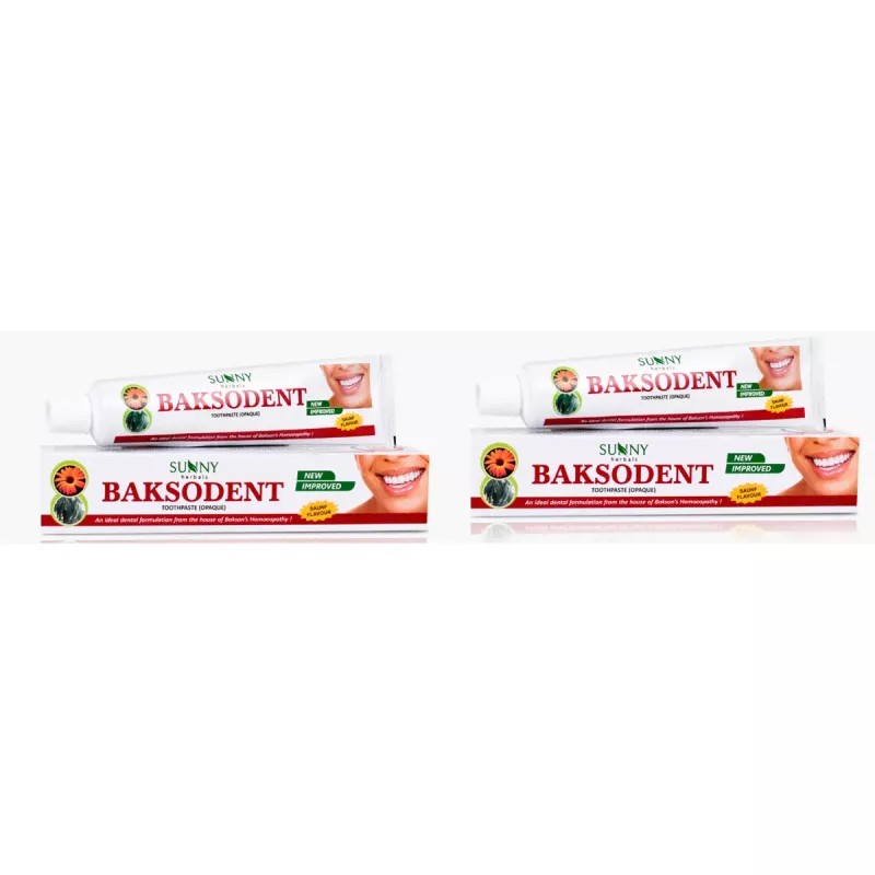 Bakson Baksodent Toothpaste (Saunf Flavour) (100g, Pack of 2)