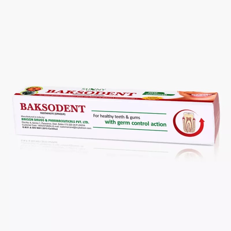 Bakson Baksodent Toothpaste (Saunf Flavour) (100g, Pack of 2)